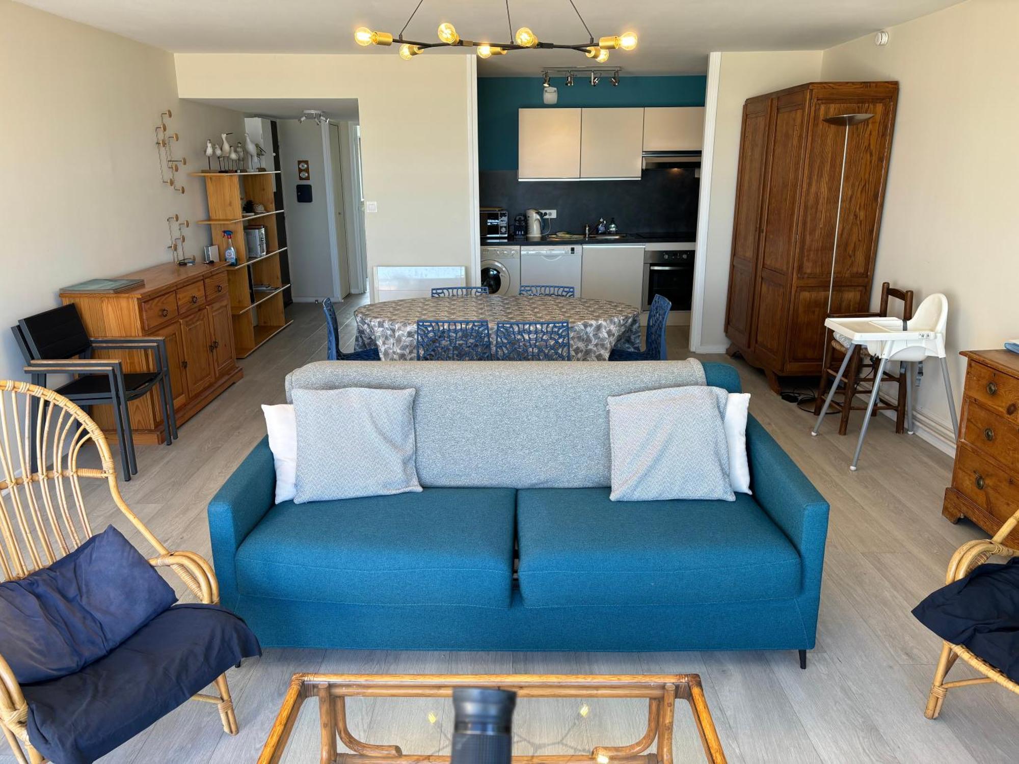 Appt Traversant Vu Mer Et Dunes Avec Garage Le Touquet Ngoại thất bức ảnh